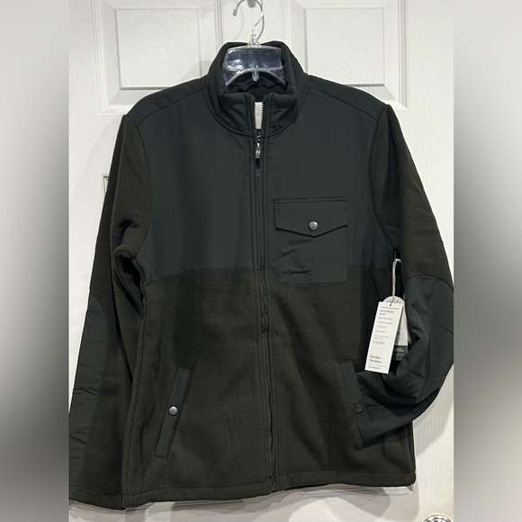 Vuori Other - Vuori Men's Large Morrow Sherpa Jacket Dark Oregano Green NWT Fleece Full Zip